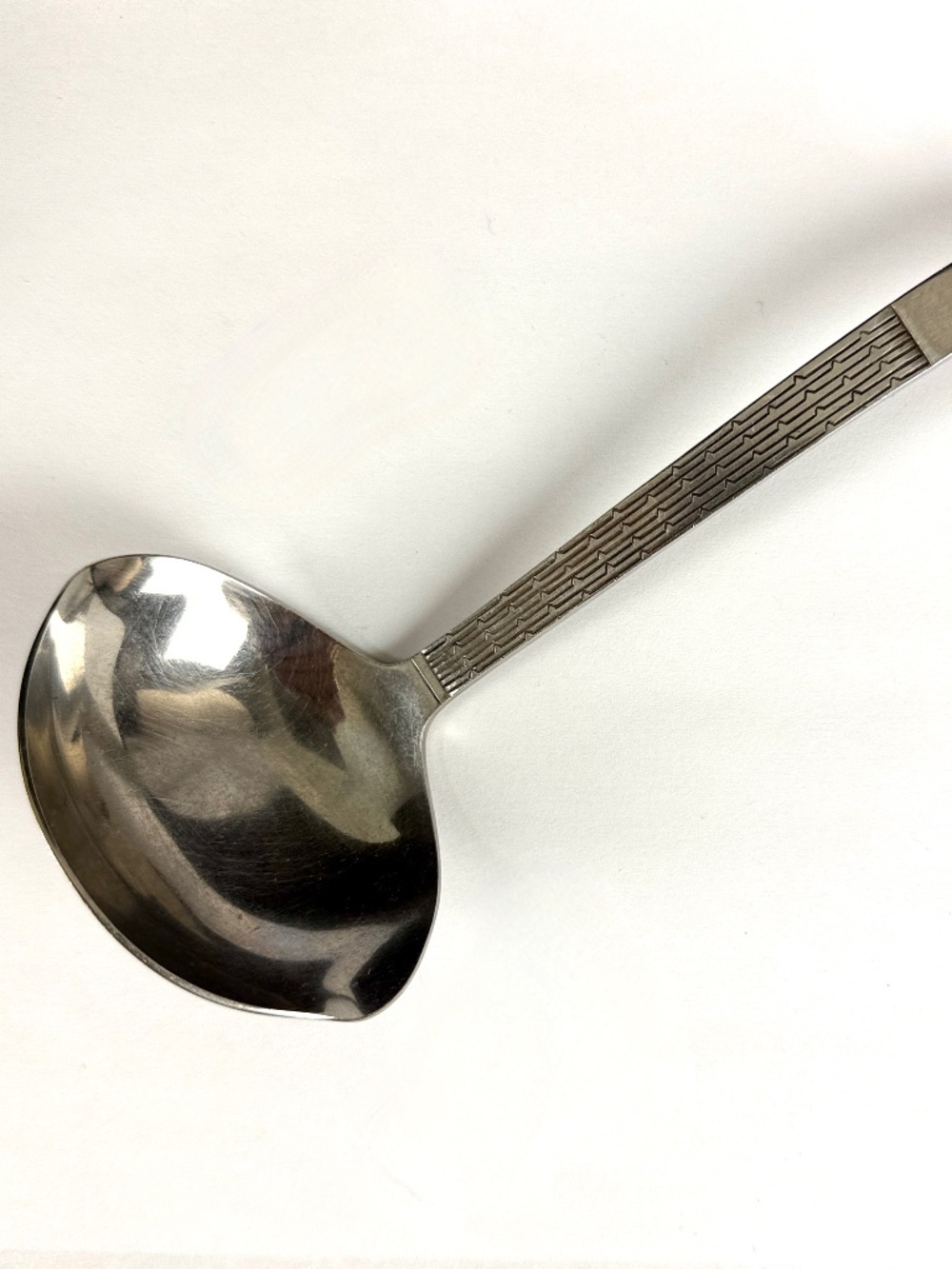Vintage Cosmos CSM18 Stainless Steel Ladle Japan 18 8 Mid Century Modern EUC